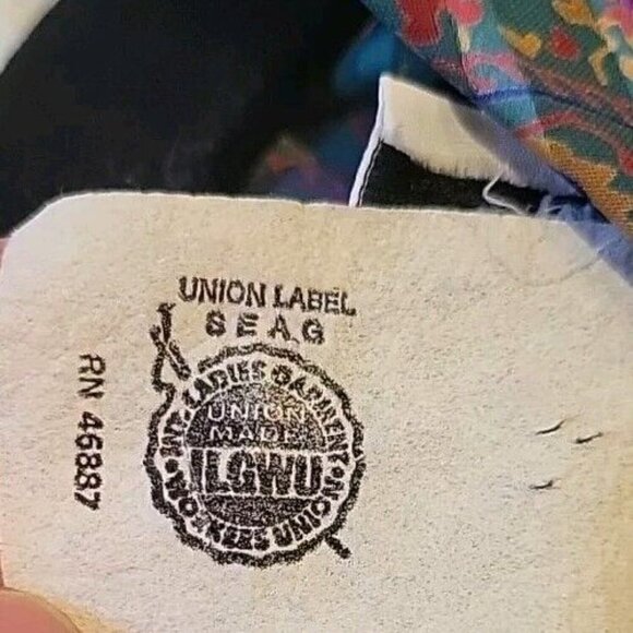 Lady Jennifer Kaftan Style Long Button Dress 18 XXL Paisley Floral Green Bow EUC - Picture 15 of 15